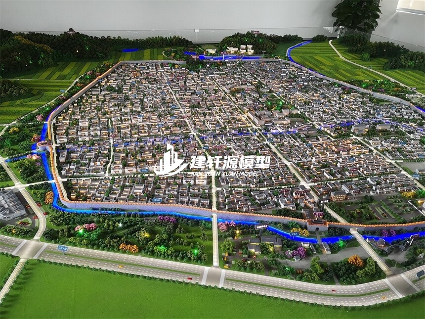 内黄城市规划模型