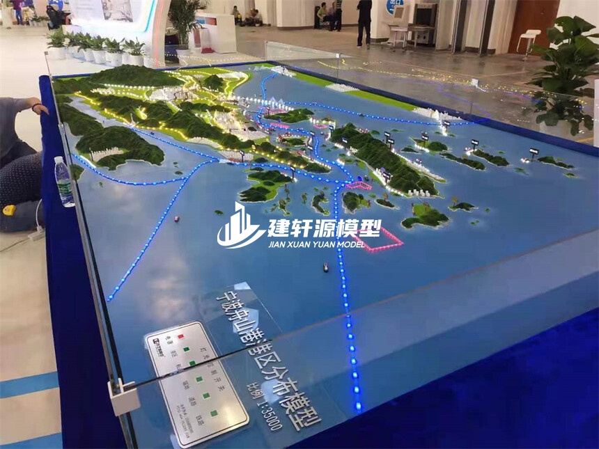 内黄地形地貌模型